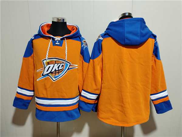 Men's Oklahoma City Thunder Blank Orange Blue Lace-Up Pullover Hoodie,We sell and wholesale Men's Oklahoma City Thunder Blank Orange Blue Lace-Up Pullover Hoodie on line form chian!